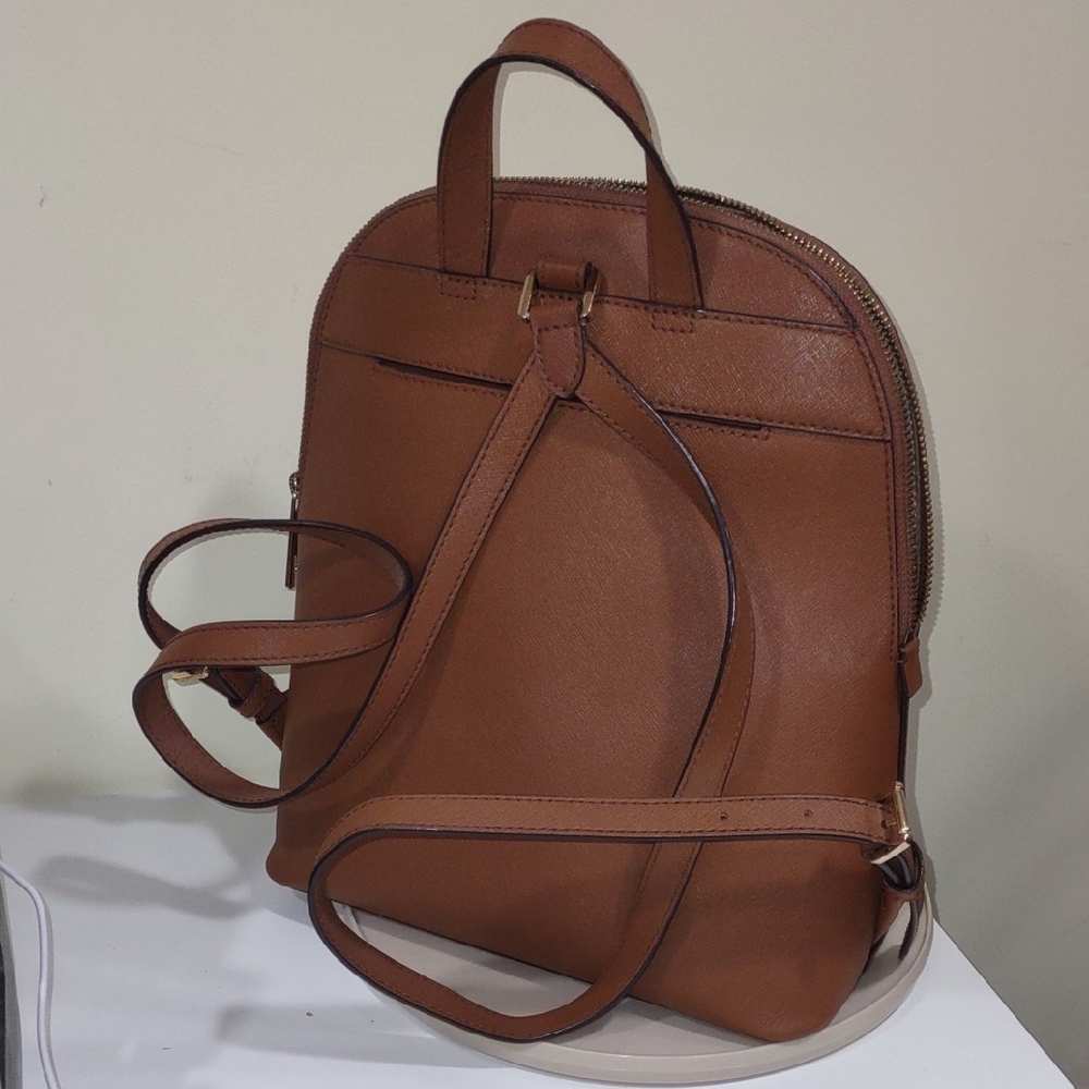 Michael Kors Tan Leather Bag Backpack - Picture 4 of 8